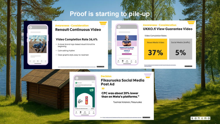 Advertisers are showing evidence that the new approach works.