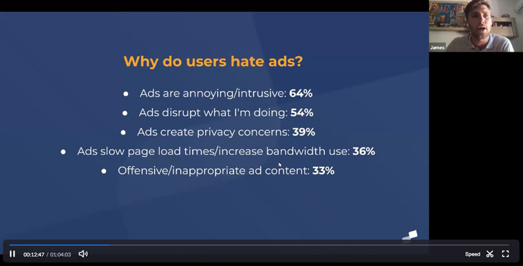 Many reasons cause readers to hate ads, such as being annoying, disruptive, offensive, or non-relevant.