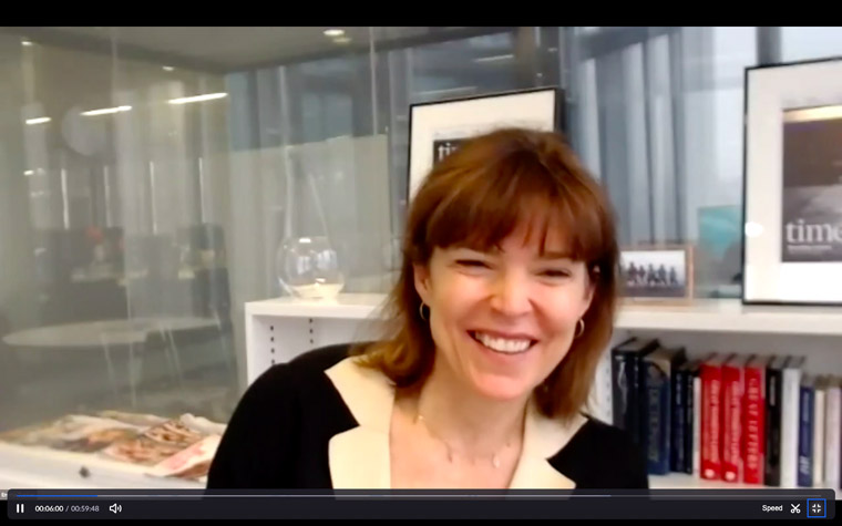 Emma Tucker, editor of The Sunday Times in London, shared her thoughts on the future of news media in a live Webinar interview with INMA.