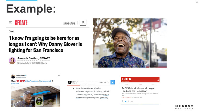A story about Danny Glover's activism in San Francisco was very popular amongst SFGate readers.