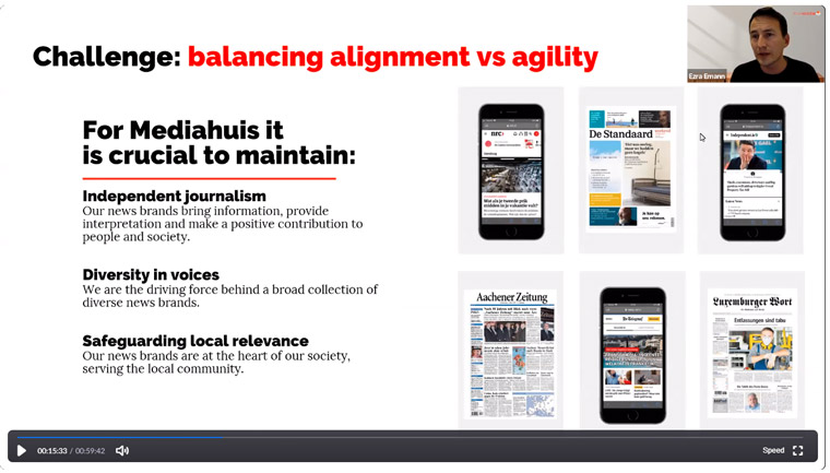 Independent journalism, diversity, and local relevance are key priorities in the transition.