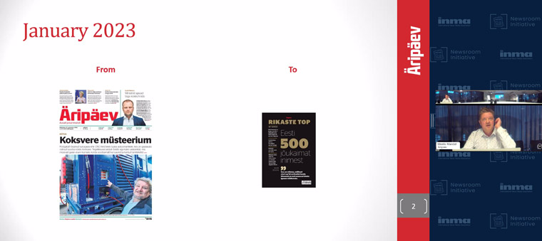 Äripäev launched a print magazine in January that repurposes stories that have already appeared online.