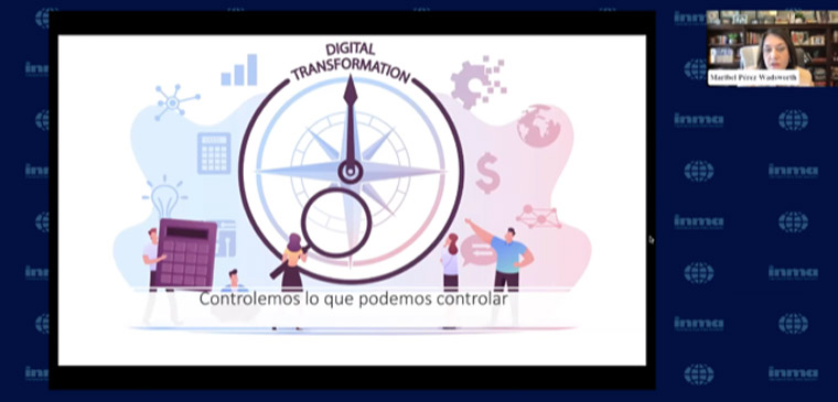 Maribel Pérez Wadsworth urged Latin American news media companies to jump into digital transformation.