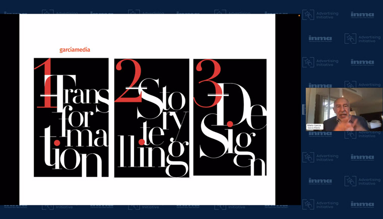 During Wednesday's Webinar, Dr. Mario Garcia shared insights from his trilogy, The Story, which looks at transformation within the news media and how it is changing storytelling and design.