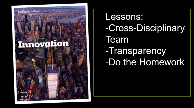 Story drew on insights gained while working on The New York Times Innovation Report.