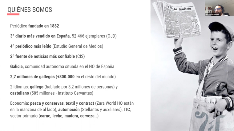 Founded in 1882, La Voz de Galicia has quite a history.