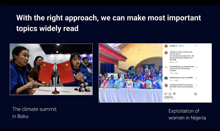 With the right angle and storytelling, Aftenposten can improve engagement.