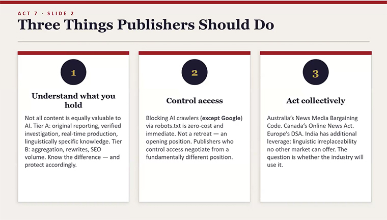 Publishers should plan ahead and take action now to benefit from the AI economy.
