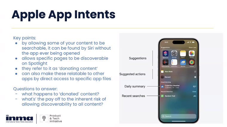 Apple's App Intents further changes how content is searched.