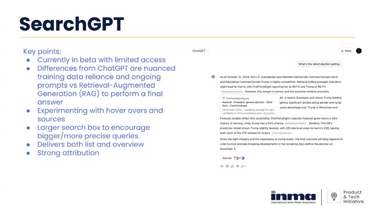 SearchGPT is similar in functionality to ChatGPT.