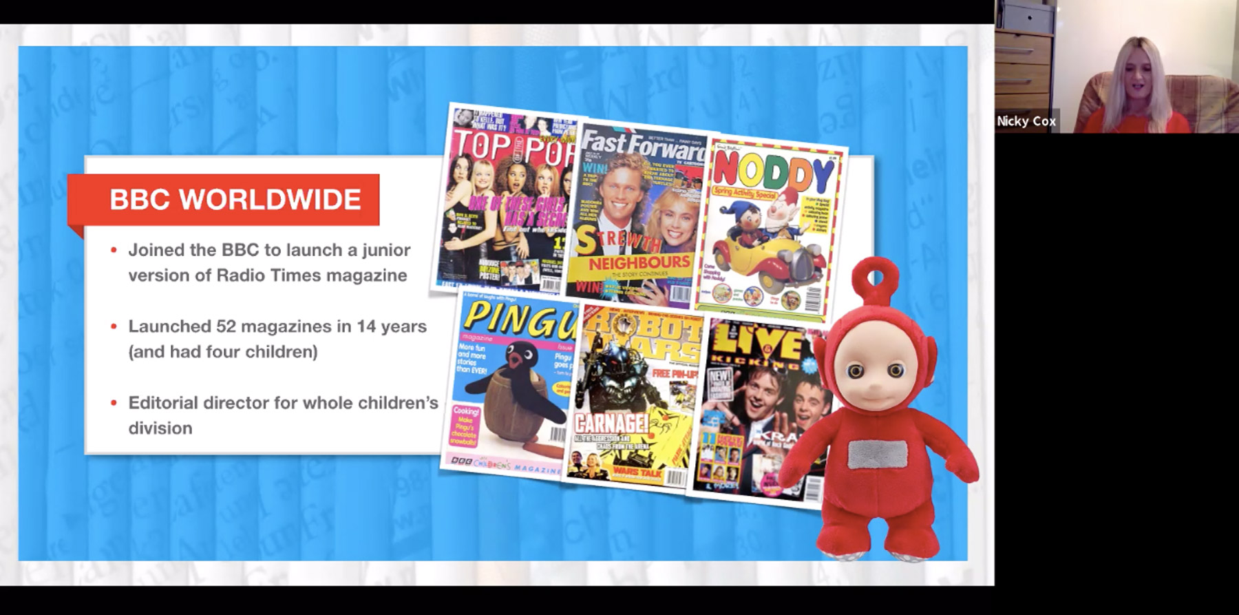 Nicky Cox, editor-in-chief at First News, presented a Webinar for INMA members on the publisher's focus on young readers.