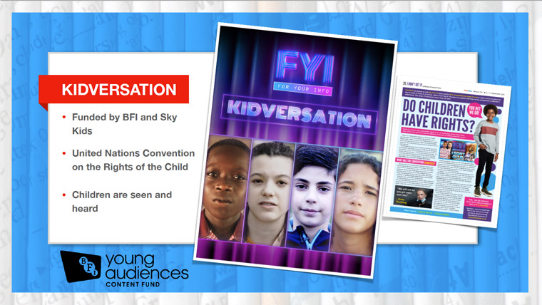 Kidversation is a Fresh Start Media programme that looks at children's rights around the world.
