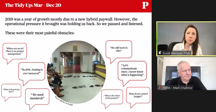 Público began its journey with deciding to tidy up its organisation and create more alignment between departments.