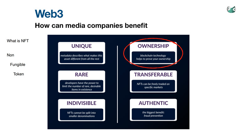 Ownership is a key component of NFTs, and media companies have a deep stockpile of resources from which to create them.
