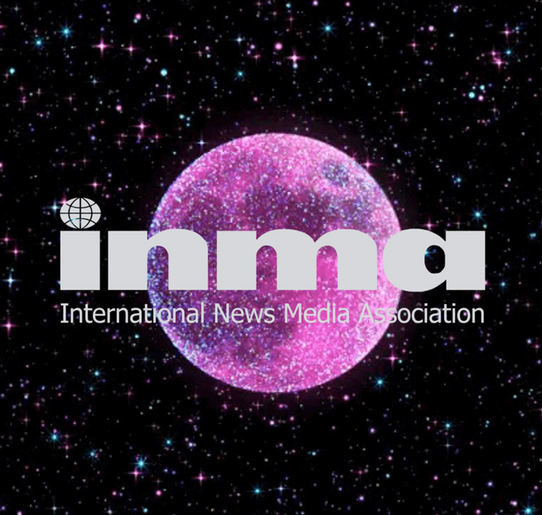 Paulo Mira created this NFT on OpenSea for INMA during Wednesday's Webinar.