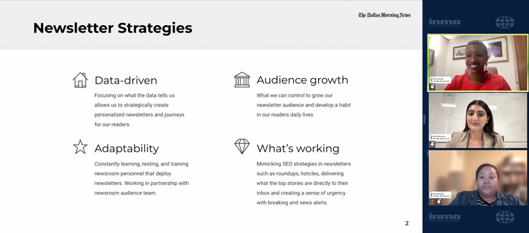 The Dallas Morning News team shared how they use newsletters to grow their audience and create more loyalty.