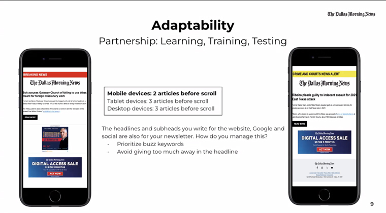 Learning, training, and testing are key elements of successfully deploying a newsletter strategy.