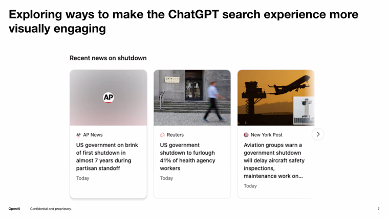 OpenAI is looking at how to make ChatGPT more visually engaging.