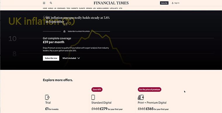 Quality journalism is expensive to produce, but the Financial Times is proving readers are willing to pay for it.