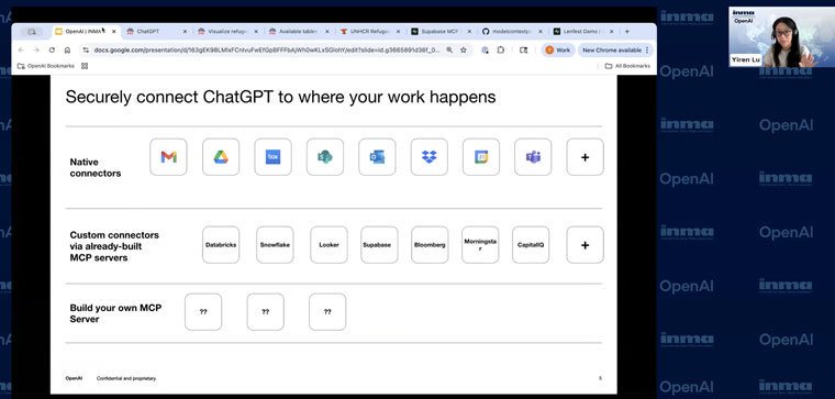 The first tier of MCP integration involves native connectors to popular tools like Google Drive, Outlook, and SharePoint. 