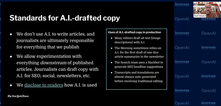 At The New York Times, AI must always serve the newsroom’s mission, be used with human guidance and review, and operate transparently and ethically.