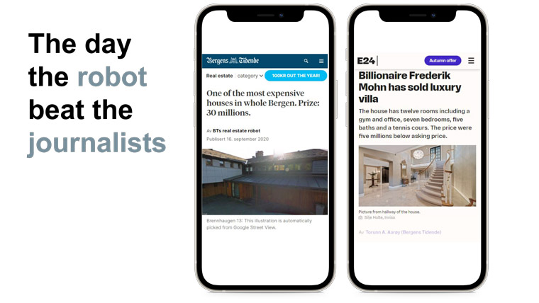 A defining moment in the robo-journalism initiative was when the robot beat journalists to a story.