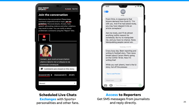 Access is an important part of Gannett's user experience strategy.