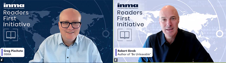 INMA Researcher-in-Residence and Lead of the Readers First Initiative Greg Piechota was joined by author Robert Skrob during this week's Subscription Masters Webinar.