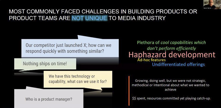 Gaurav Sachdeva, chief product officer at Singapore Press Holdings, said product challenges are common across industries.