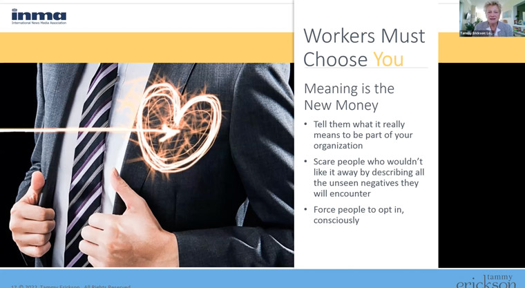 Long-term employability is more important to prospective employees than money.