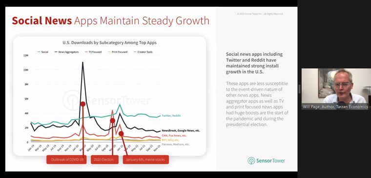 Page believes media companies need to invest more in mobile apps.