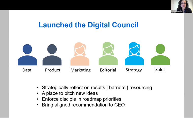 Torstar's Digital Council brought in representatives from many different departments.