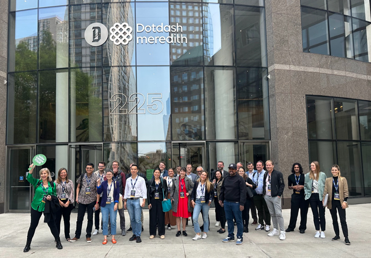 One of three INMA study tours throughout New York visited Dotdash Meredith this week.