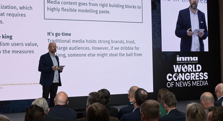 Mika Rahkonen, head of strategy at YLE, defines "liquid content."