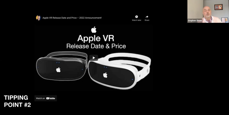 Apple's VR headset will also change the industry.