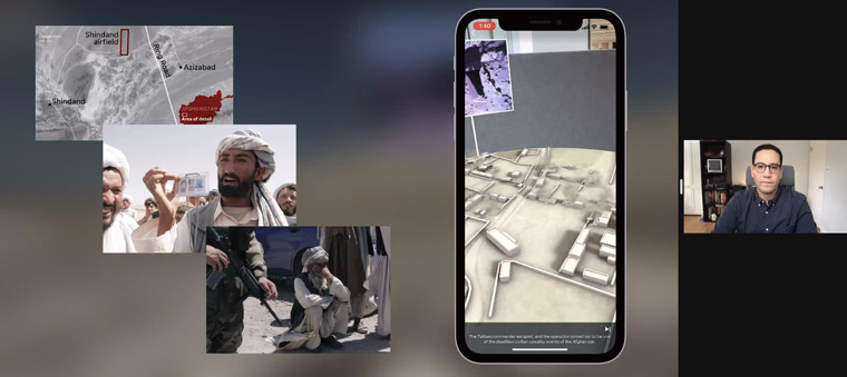 Raymond Soto of Gannett/USA Today shared his team's process and learnings in creating AR experiences.