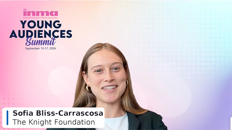 Sofia Bliss-Carrascosa, Journalism Programme Associate at the Knight Foundation, said younger audiences are not necessarily disengaged from news.