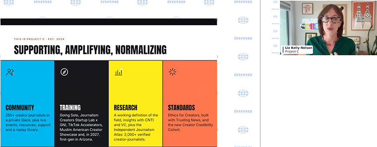 Project C aims to support creators in the news space through a variety of pillars.