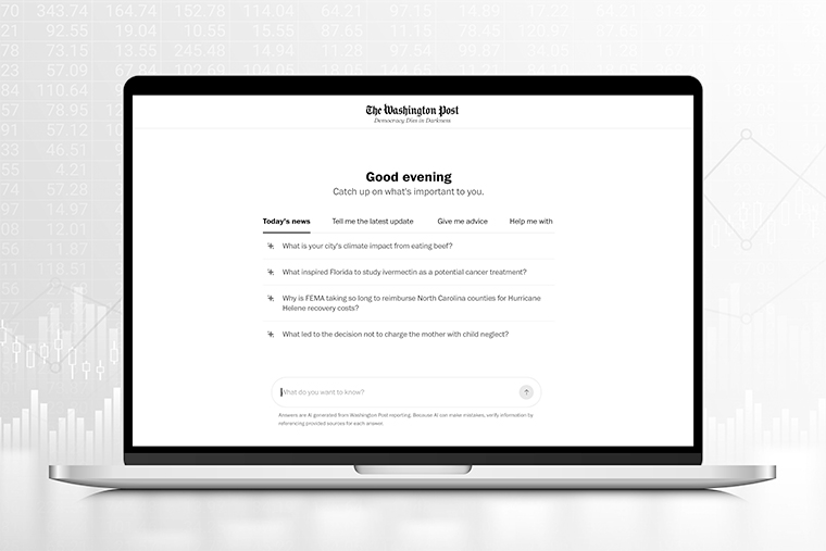 The AI interface in Ask the Post assists, but does not replace, human expertise.