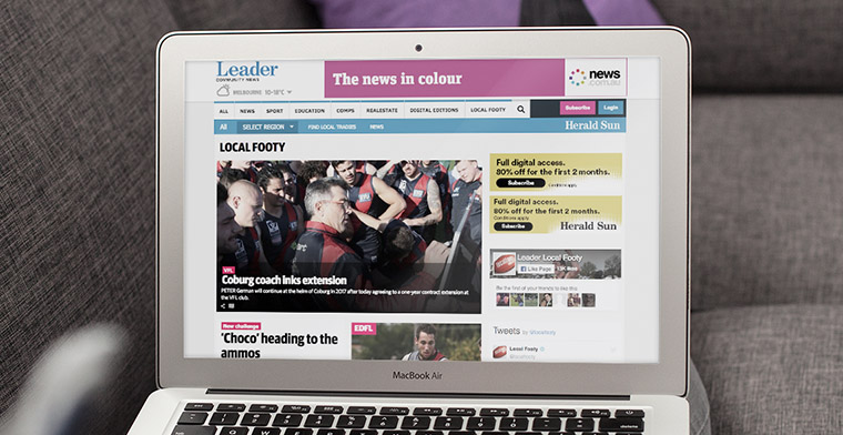 Integrating hyperlocal content has been advantageous for the Herald Sun.