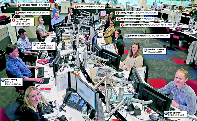 It is common for team members to work in close quarters at some innovative companies.