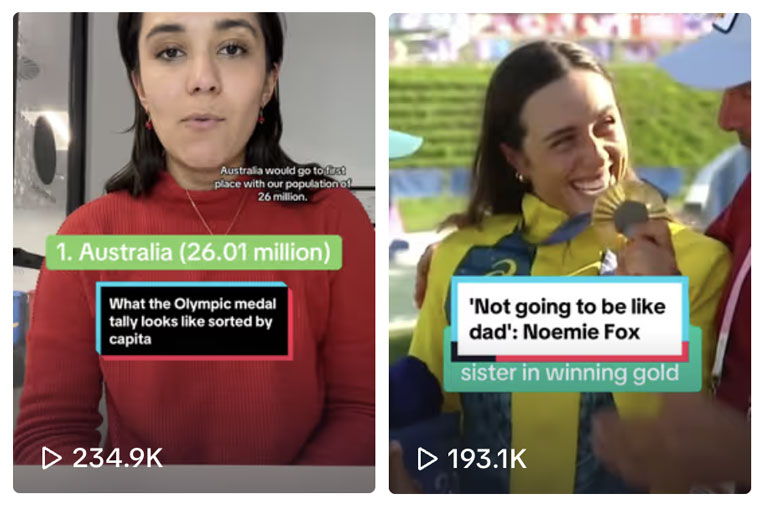While vertical video content focused on two main pillars (live events and shoulder content), the kinds of content varied, capturing audiences interested in different aspects of the event.