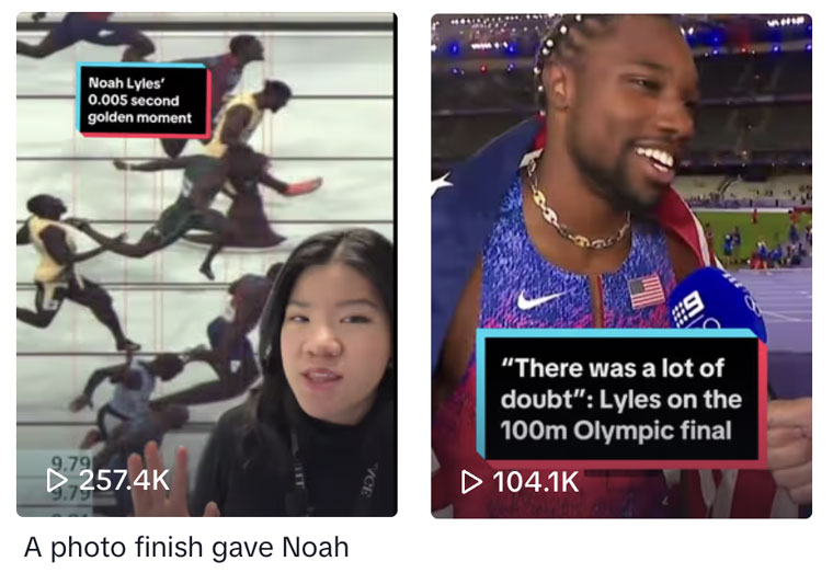 While Australian-focused content was important, all the big stories of the Olympics were profiled.