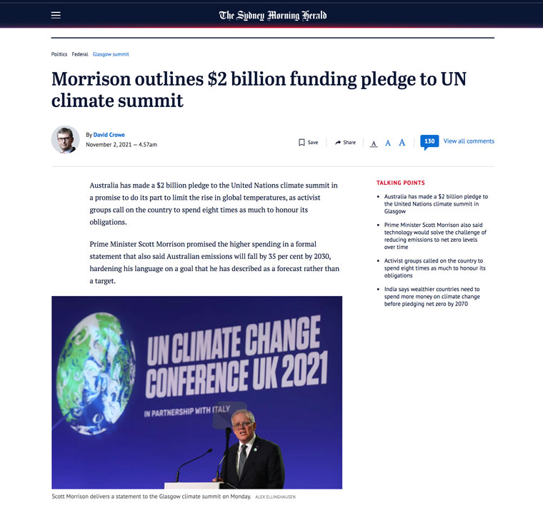 Talking points were used to make a dense subject more accessible.