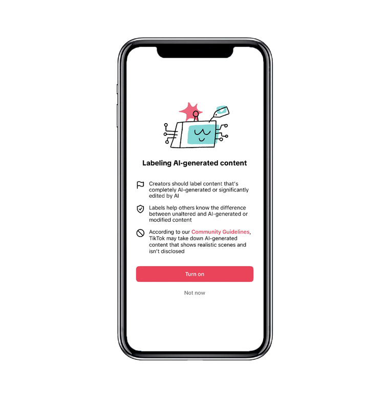 TikTok has outlined rules for labelling AI-generated content.