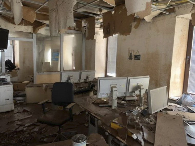 The Kölner Stadt-Anzeiger editorial office in Gemünd in the Eifel region after the flooding was completely destroyed. Photo credit: KStA