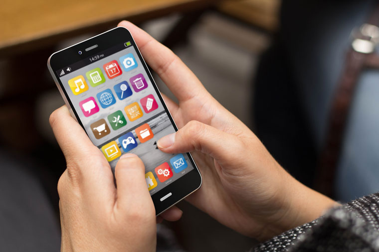 The average smartphone user spends time on nine mobile apps every day.