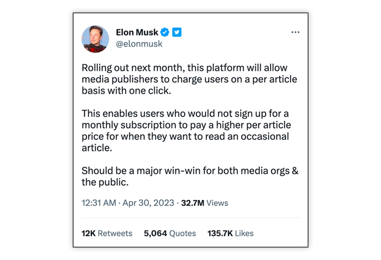 The April announcement addresses something users have been asking for, but Elon Musk has failed to explain the logistics of how this would work.