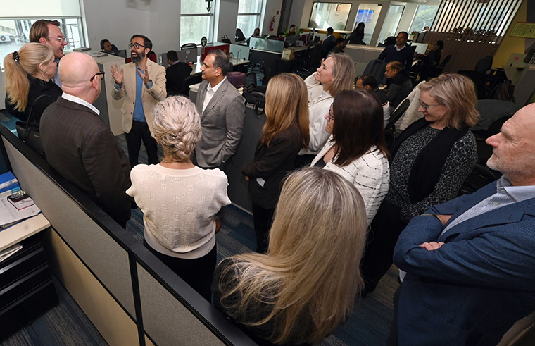 After each day's meeting, INMA Board members got briefings and tours of the Times of India and HT Media in New Delhi.