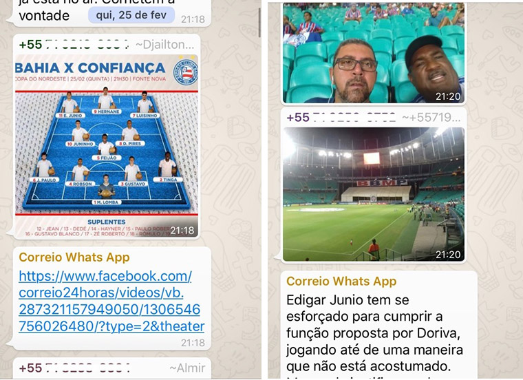 Correio readers loved the WhatsApp group so much they kept it going after the event.